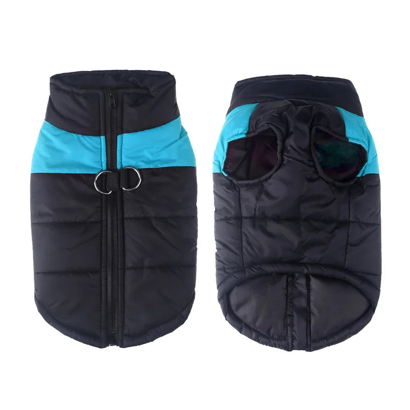 Big Dog Clothes Winter Warm Pet Vest Jacket Waterproof Dog Coat Clothes For Large Dog Bulldog Golden Retriever Labrador Clothing