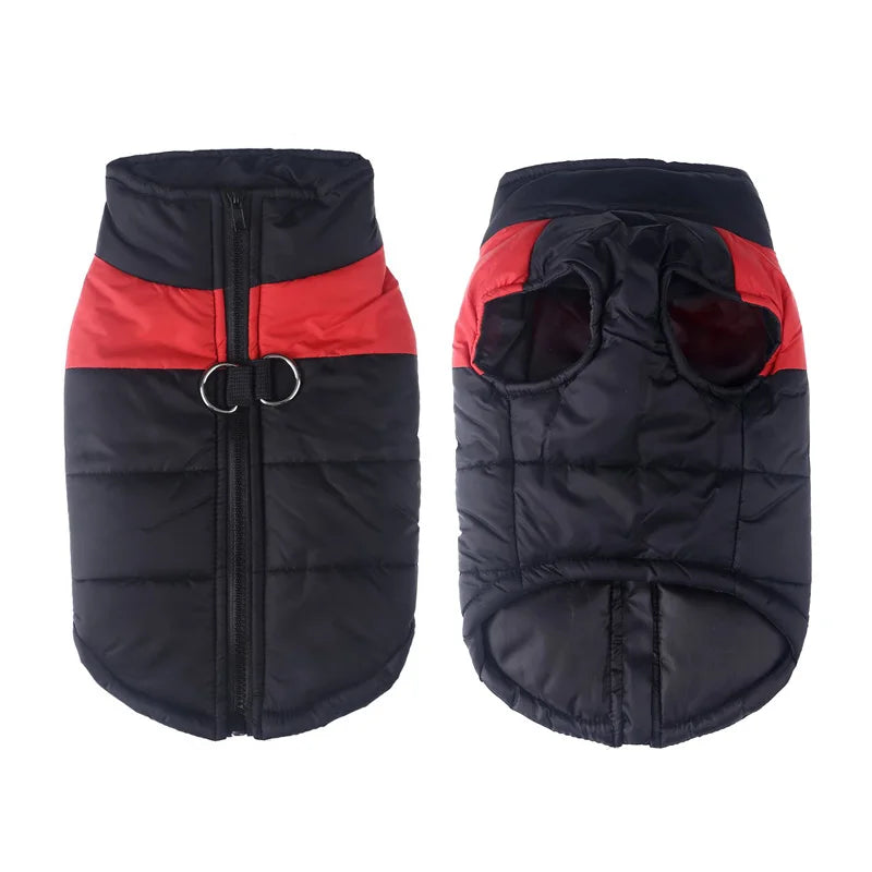Big Dog Clothes Winter Warm Pet Vest Jacket Waterproof Dog Coat Clothes For Large Dog Bulldog Golden Retriever Labrador Clothing