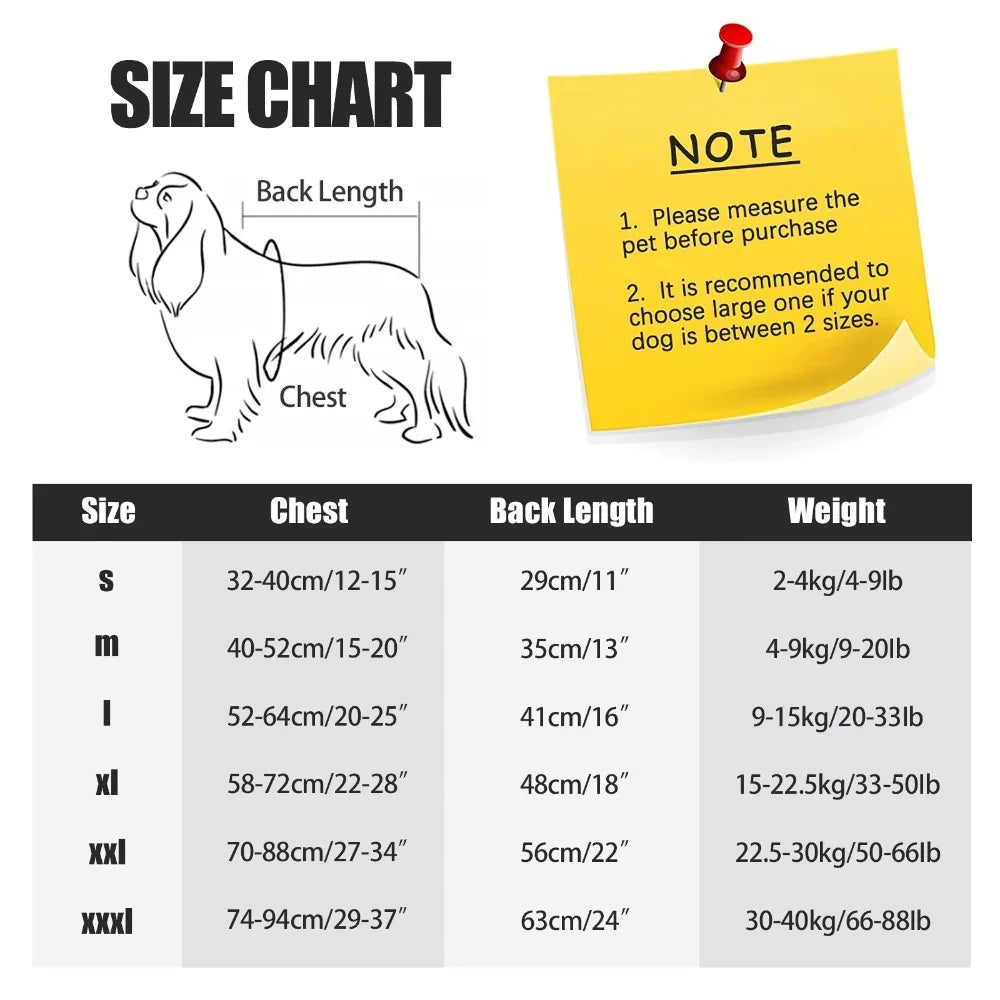 Breathable Dog Surgery Recovery Suit Thickened Soft Warm Postoperative Clothes Comfortable Bite Protective Outfit Home Recovery