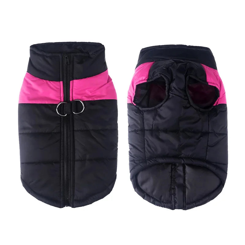 Big Dog Clothes Winter Warm Pet Vest Jacket Waterproof Dog Coat Clothes For Large Dog Bulldog Golden Retriever Labrador Clothing