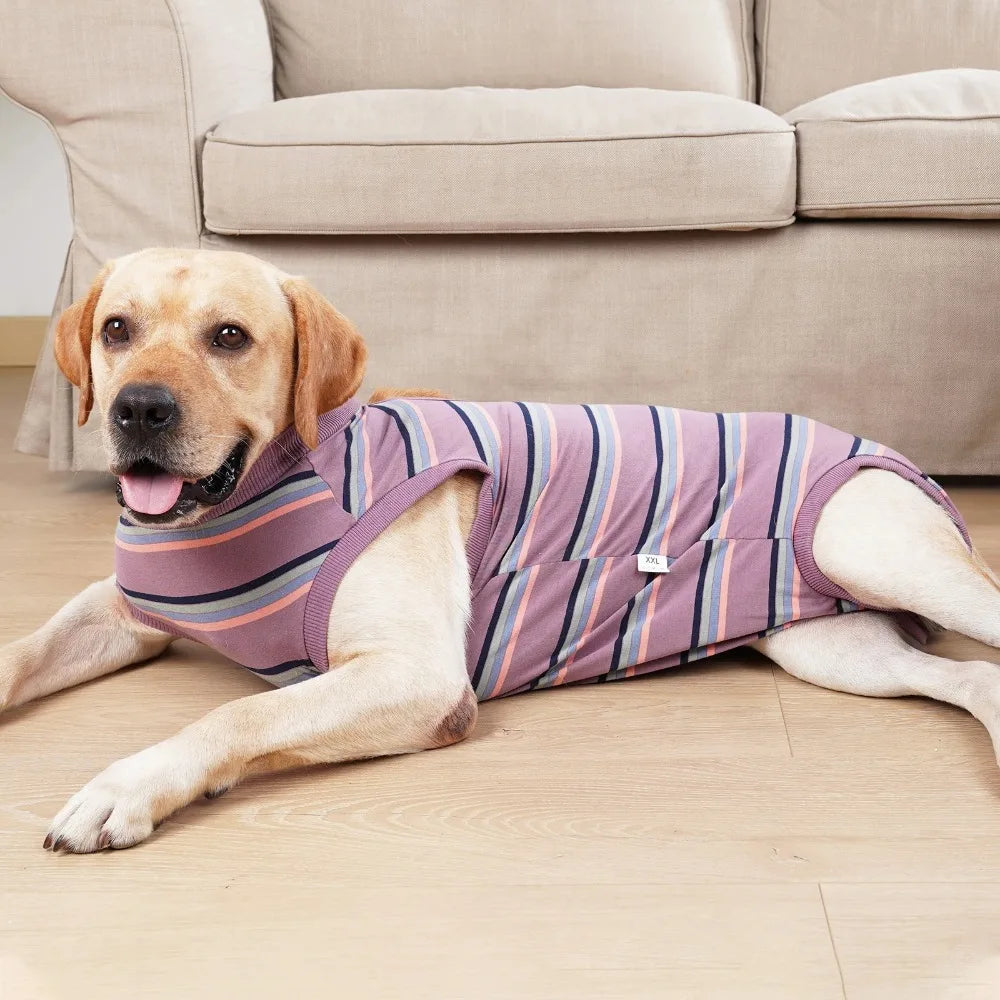 Breathable Dog Surgery Recovery Suit Thickened Soft Warm Postoperative Clothes Comfortable Bite Protective Outfit Home Recovery