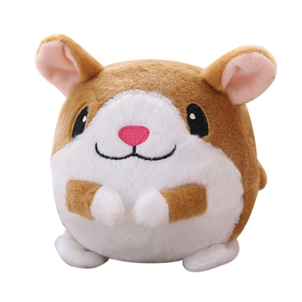 Plush Automatic Bouncing Toys Bite Resistant Music Vibration Bouncing Ball Self-Moving Chewable for Dog Indoor Playing