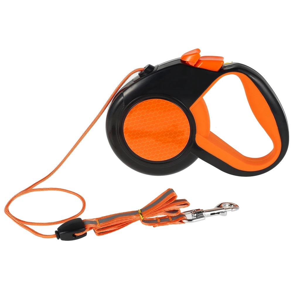 Automatic Retractable Reflective Dog Leashes Traction Rope Dogs Cat Walking Pet Leash Lead Automatic Extending Outdoor Training