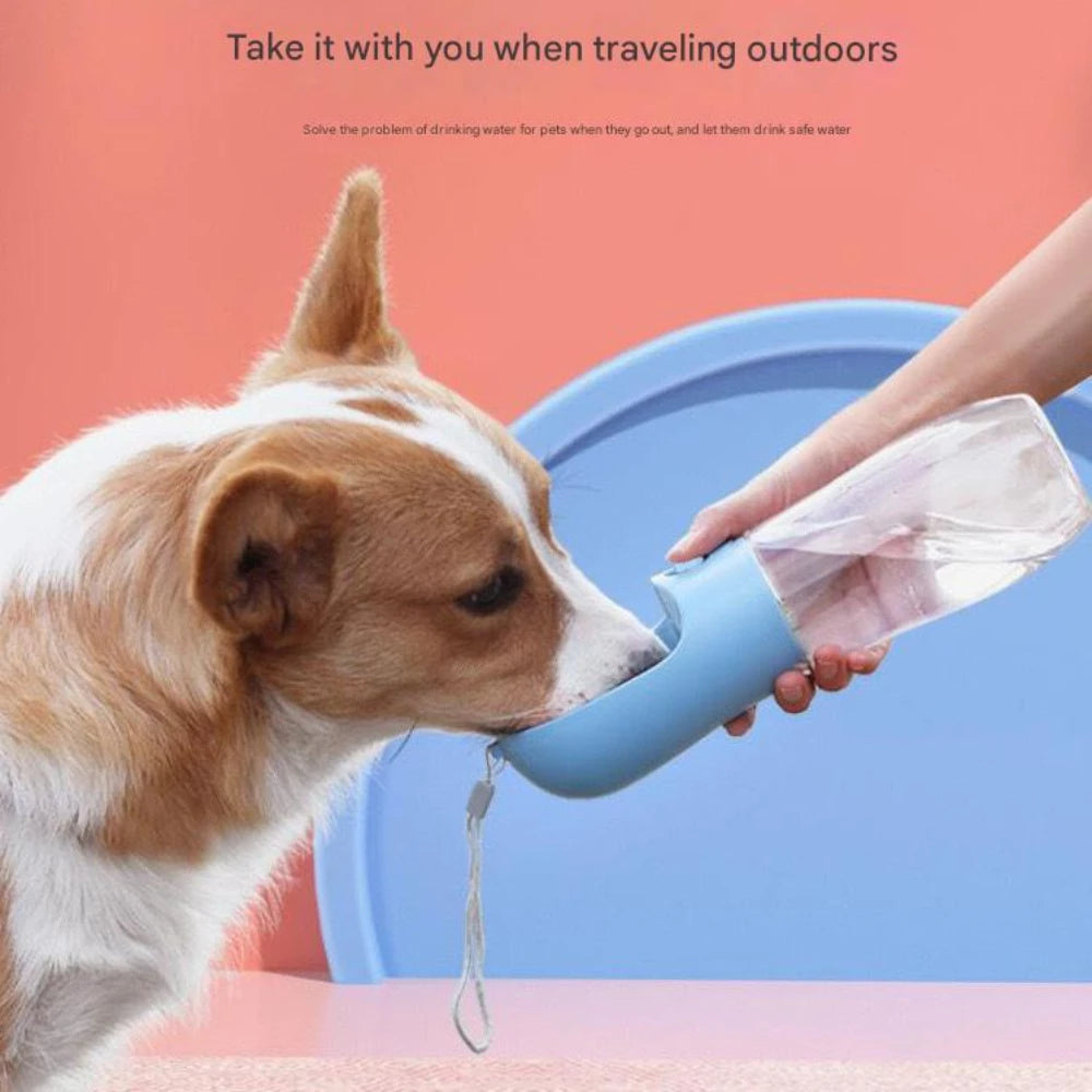 Dog Travel Water Bottle - Lightweight Outdoor Hydration Solution for Long Walks