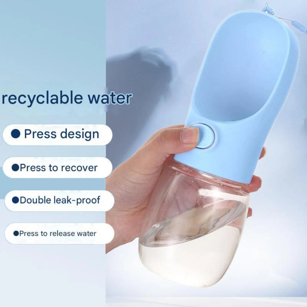 Dog Travel Water Bottle - Lightweight Outdoor Hydration Solution for Long Walks
