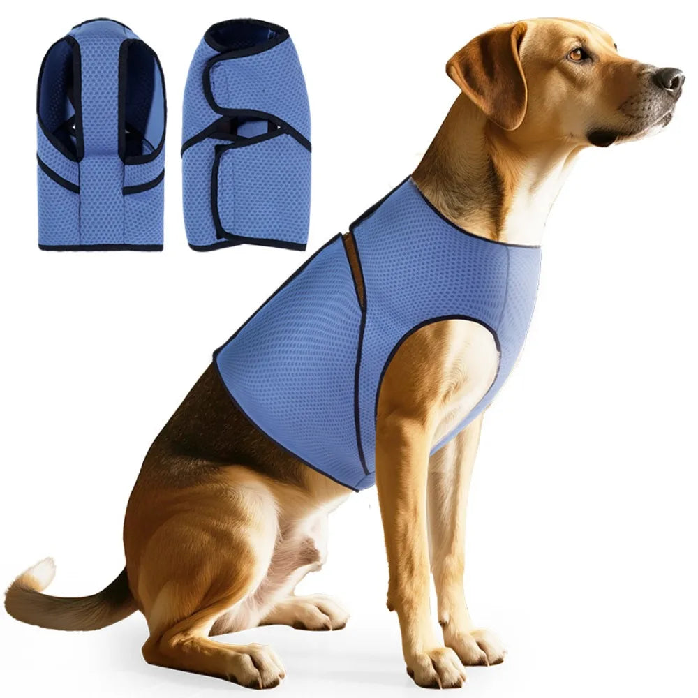 Comfort Clothing Breathable Dog Anxiety Vest Secure Adjustable Dog Soothing Clothes Soft Comfortable Pet Calming Shirt Travel