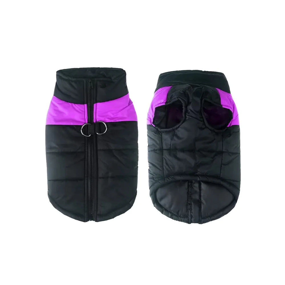Big Dog Clothes Winter Warm Pet Vest Jacket Waterproof Dog Coat Clothes For Large Dog Bulldog Golden Retriever Labrador Clothing